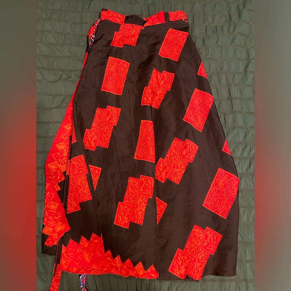 Fabric Wrap Skirt